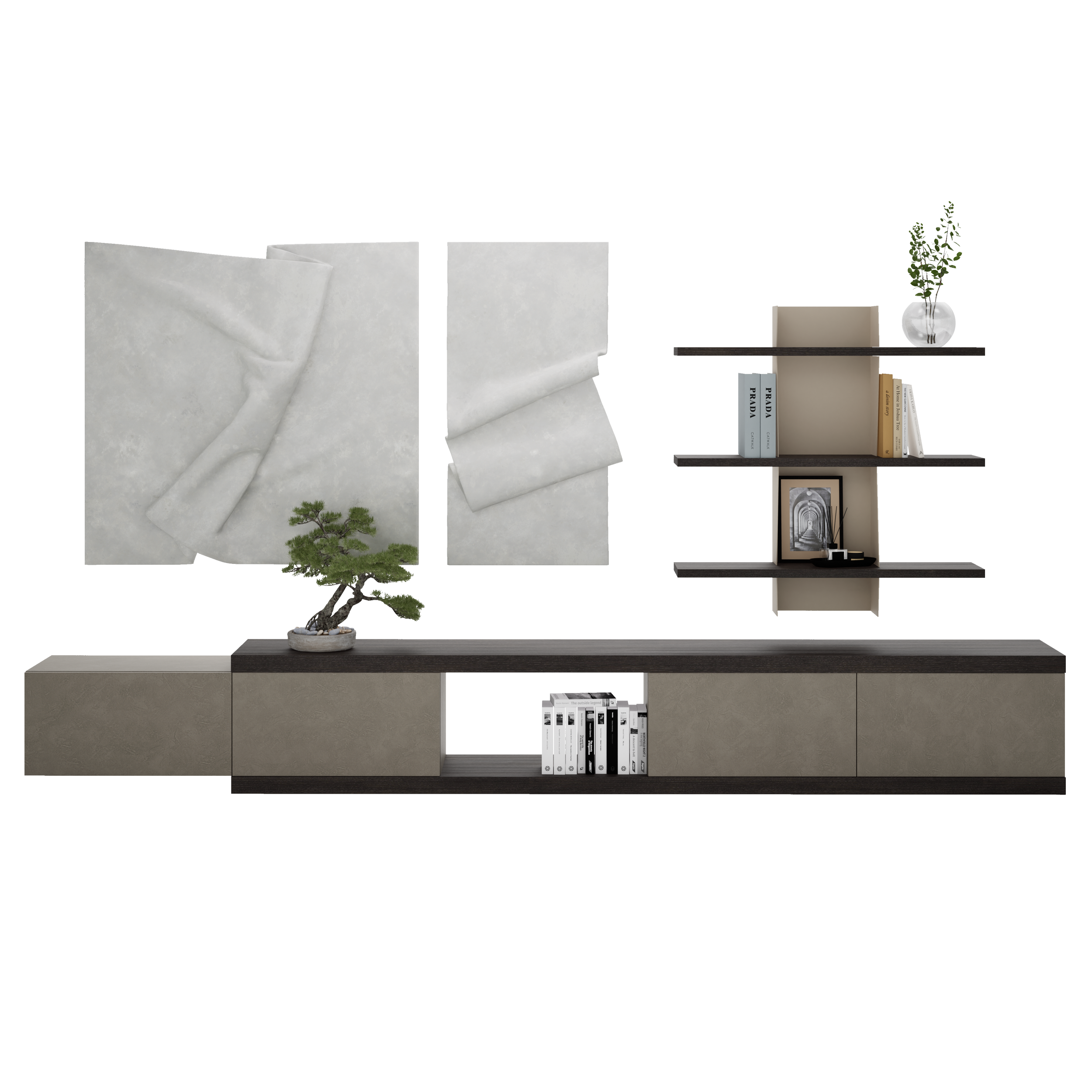 Mueble Atlante con Totem Versus