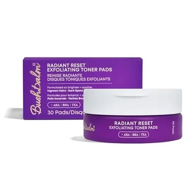Alcohol‑free exfoliating toner pads that reduce bumps, ingrowns, and irritation. Available at The Purple Wax Suite, 6900 Houston Rd #23, Florence KY 41042. Perfect for bikini line, underarms, and sensitive skin.