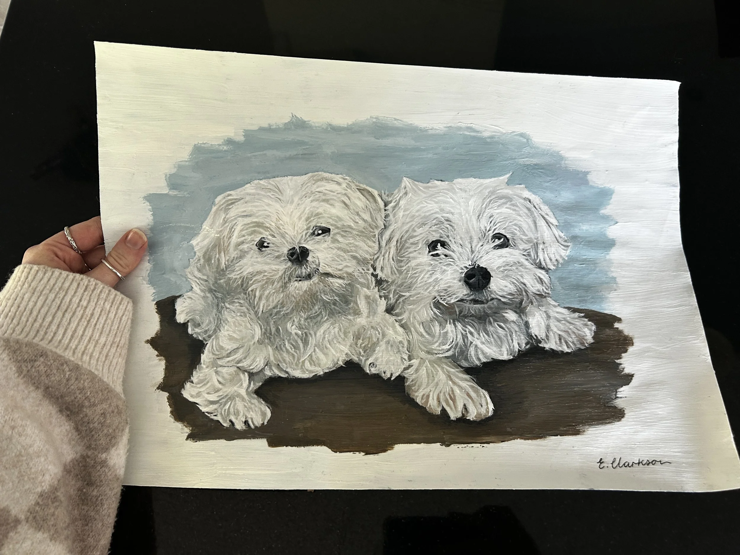 Landscape pet portrait