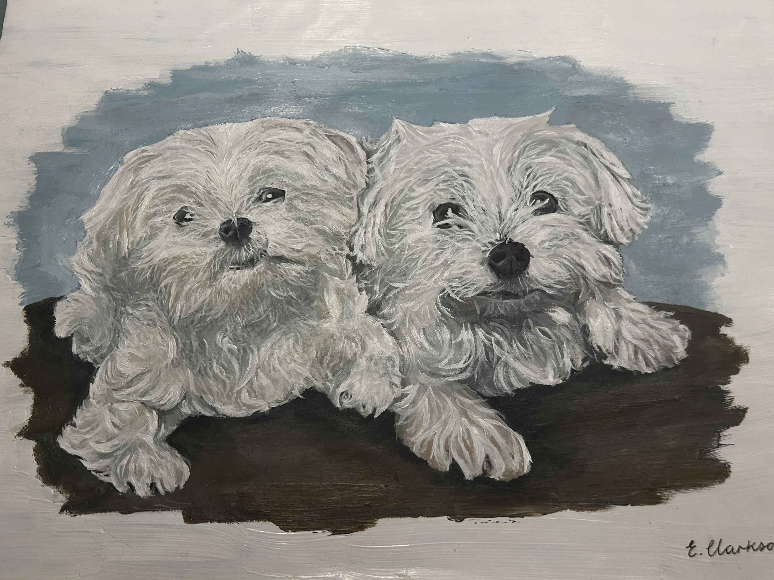 Landscape pet portrait