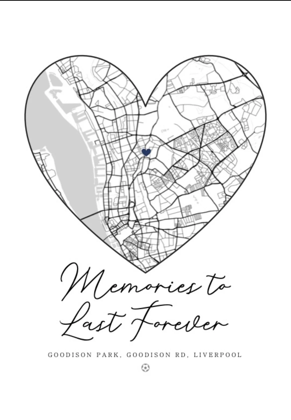 Football map keepsake