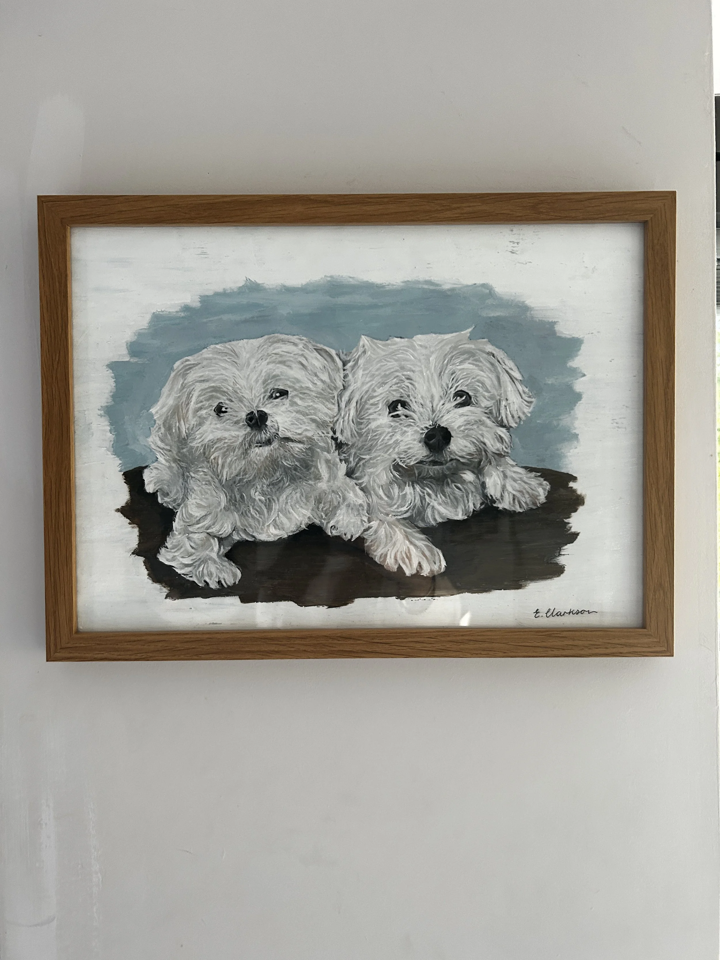 Landscape pet portrait