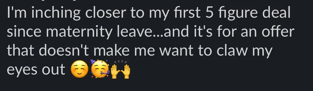 Closing sales client testimonial