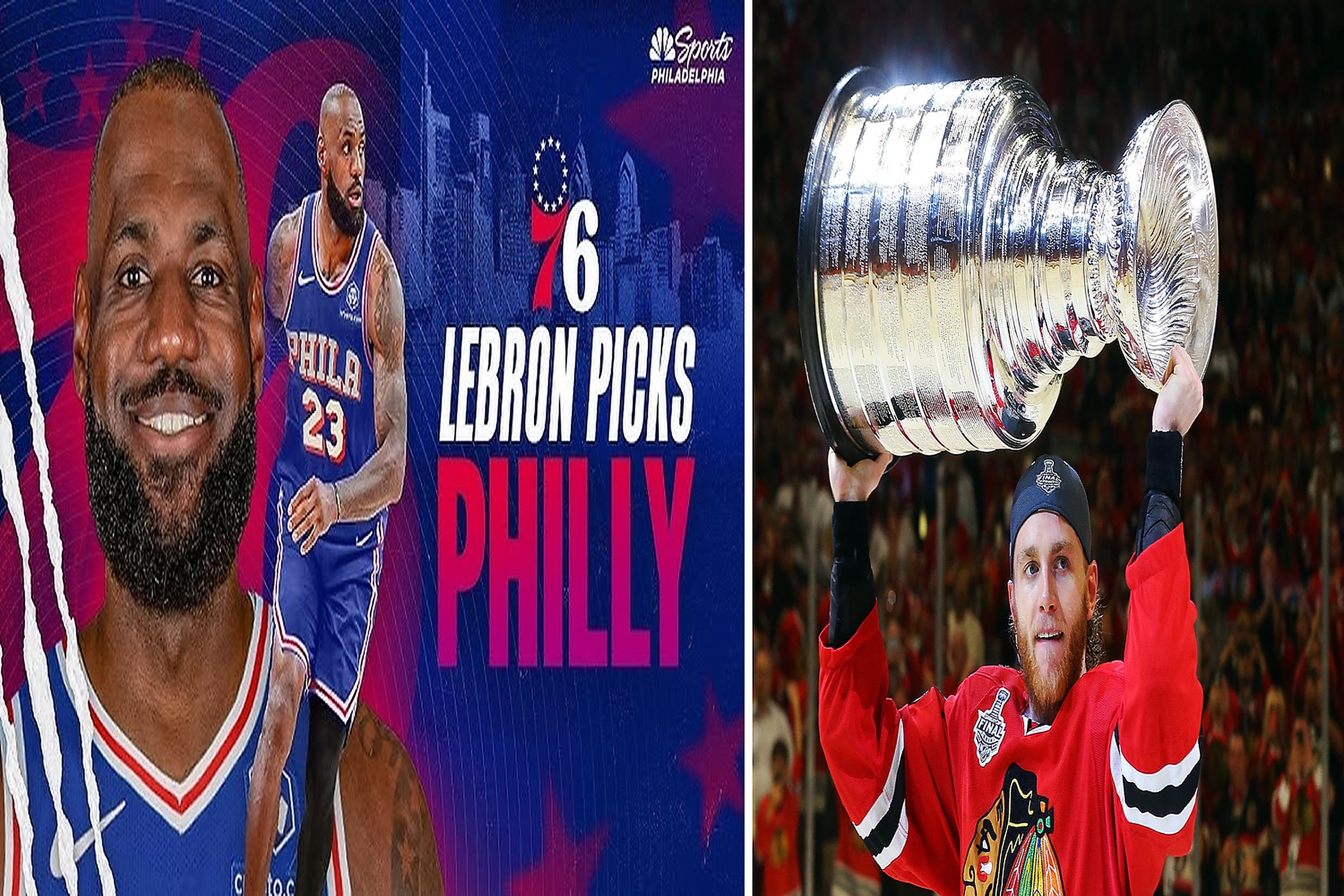 LeBron James To The Philadelphia 76ers. 
