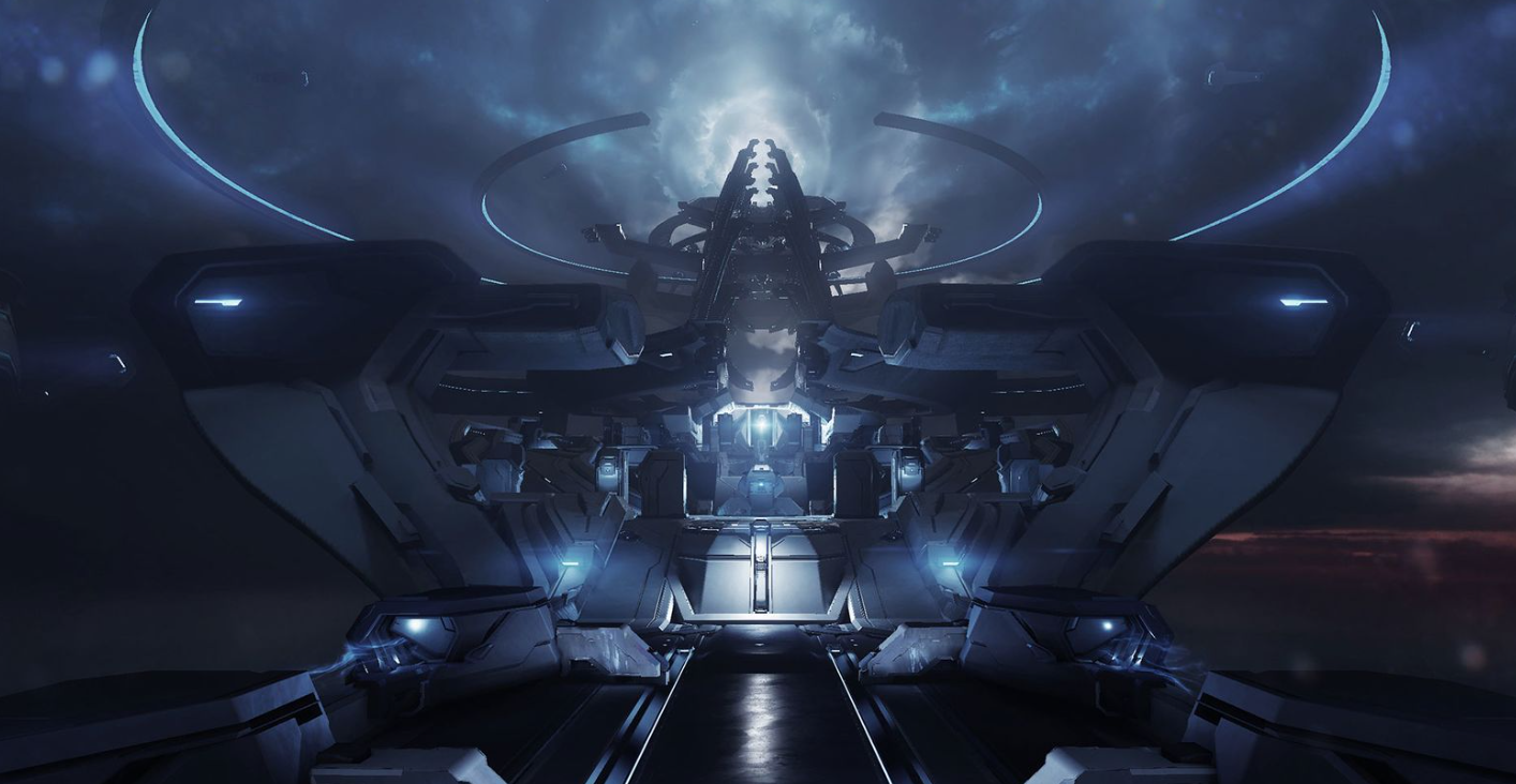 Screenshot from Halo 5 Mission the breaking.