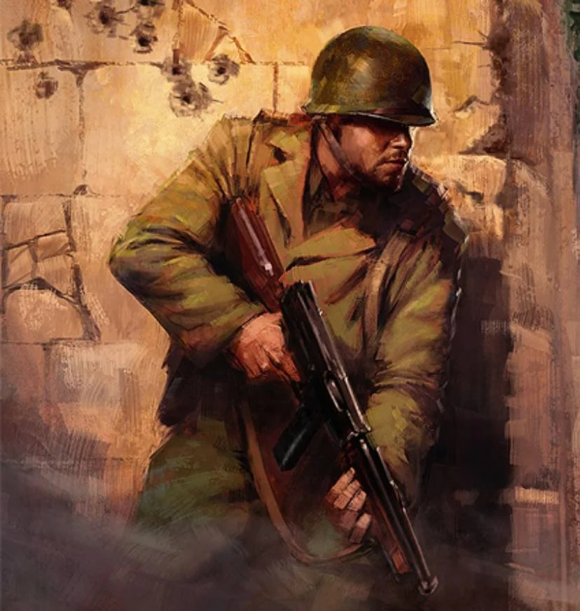 Concept art from Medal of Honor Above and Beyond.