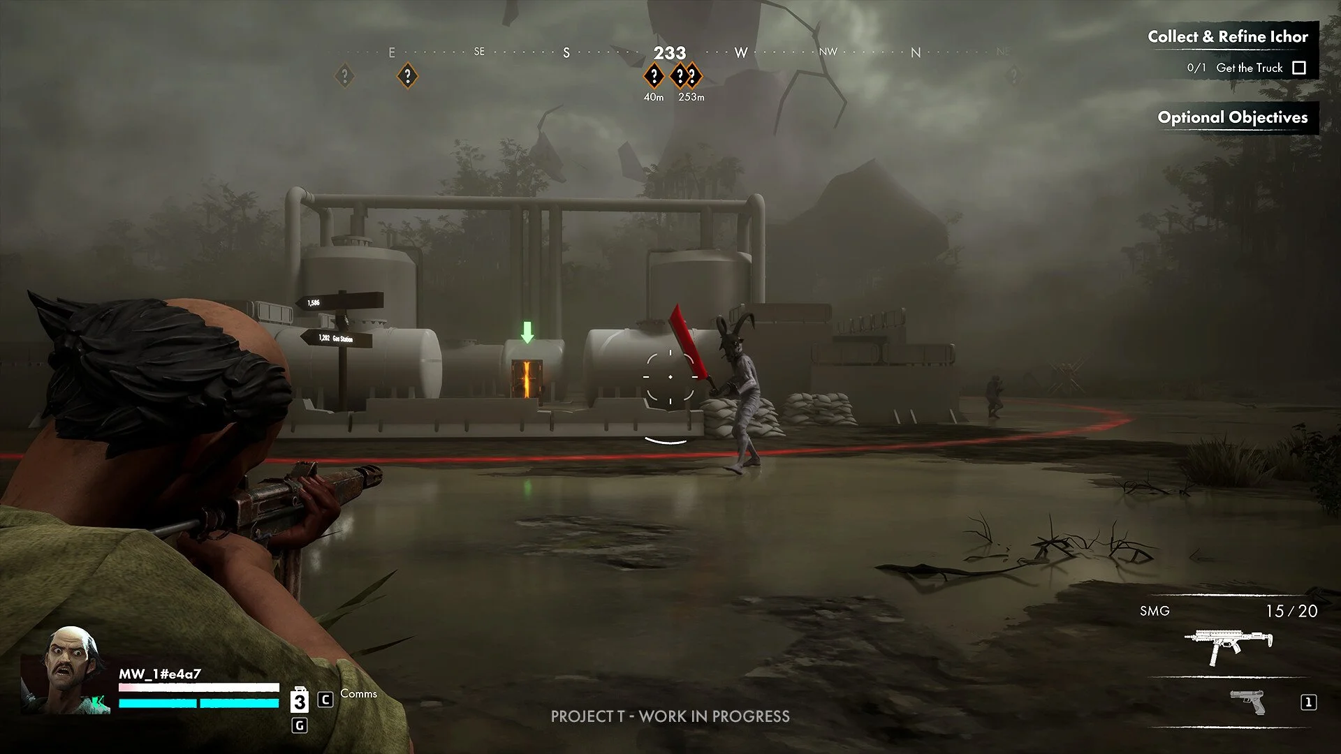 Combat Gameplay Screenshot of Midwinters Project T