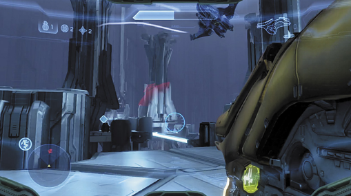 Screenshot from the Halo 4 Mission Shutdown.