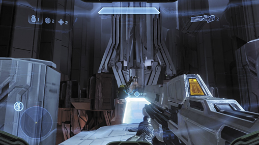 Screenshot from the Halo 4 Mission Shutdown.