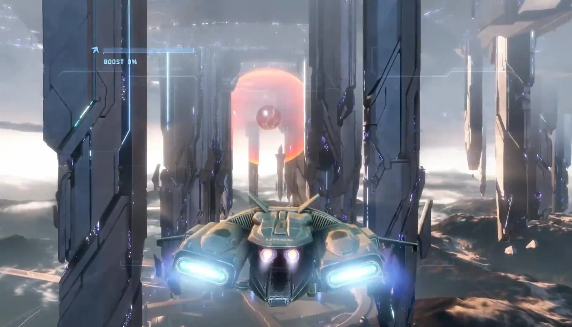 Screenshot of Halo 4 mission Shutdown.