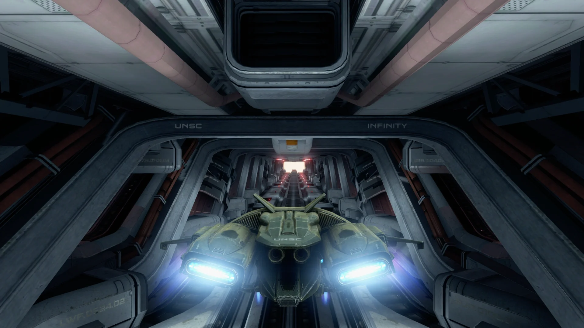 Screenshot from the Halo 4 Mission Shutdown.
