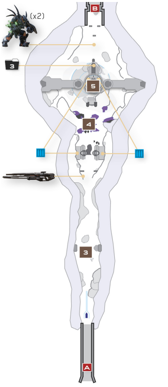 Top down design of the Cryptum Approach Encounter Space.