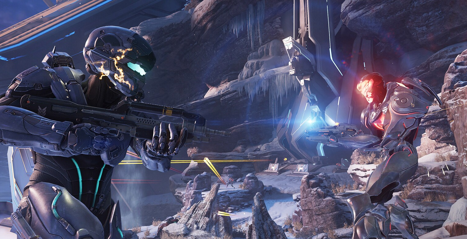 Screenshot from the Halo 5 Mission Osiris.