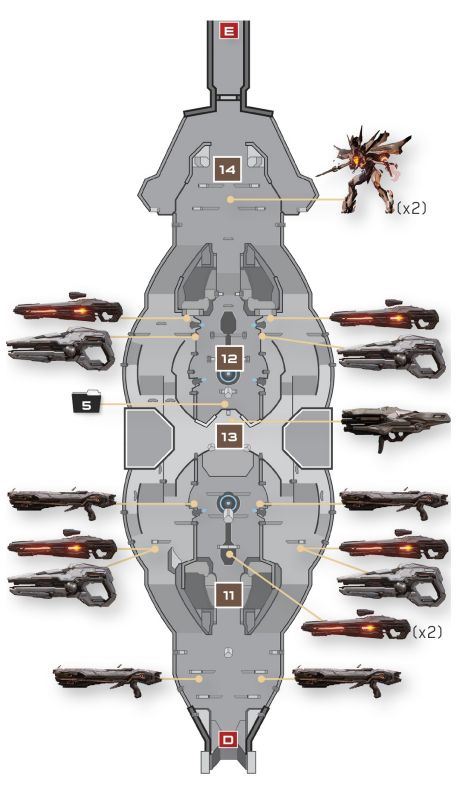 Top Down Design Image of the Warden's Horde Encounter.