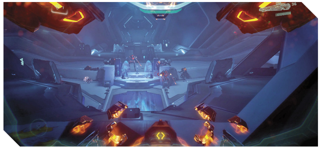 Screenshot from the Halo 5 Mission Osiris.