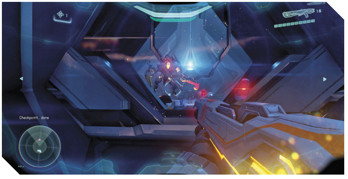 Screenshot from the Halo 5 Mission Osiris.
