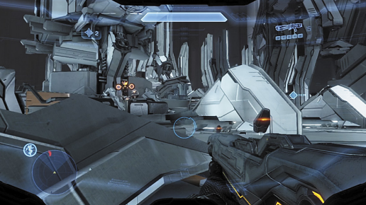 Screenshot from the Halo 4 Mission Shutdown.