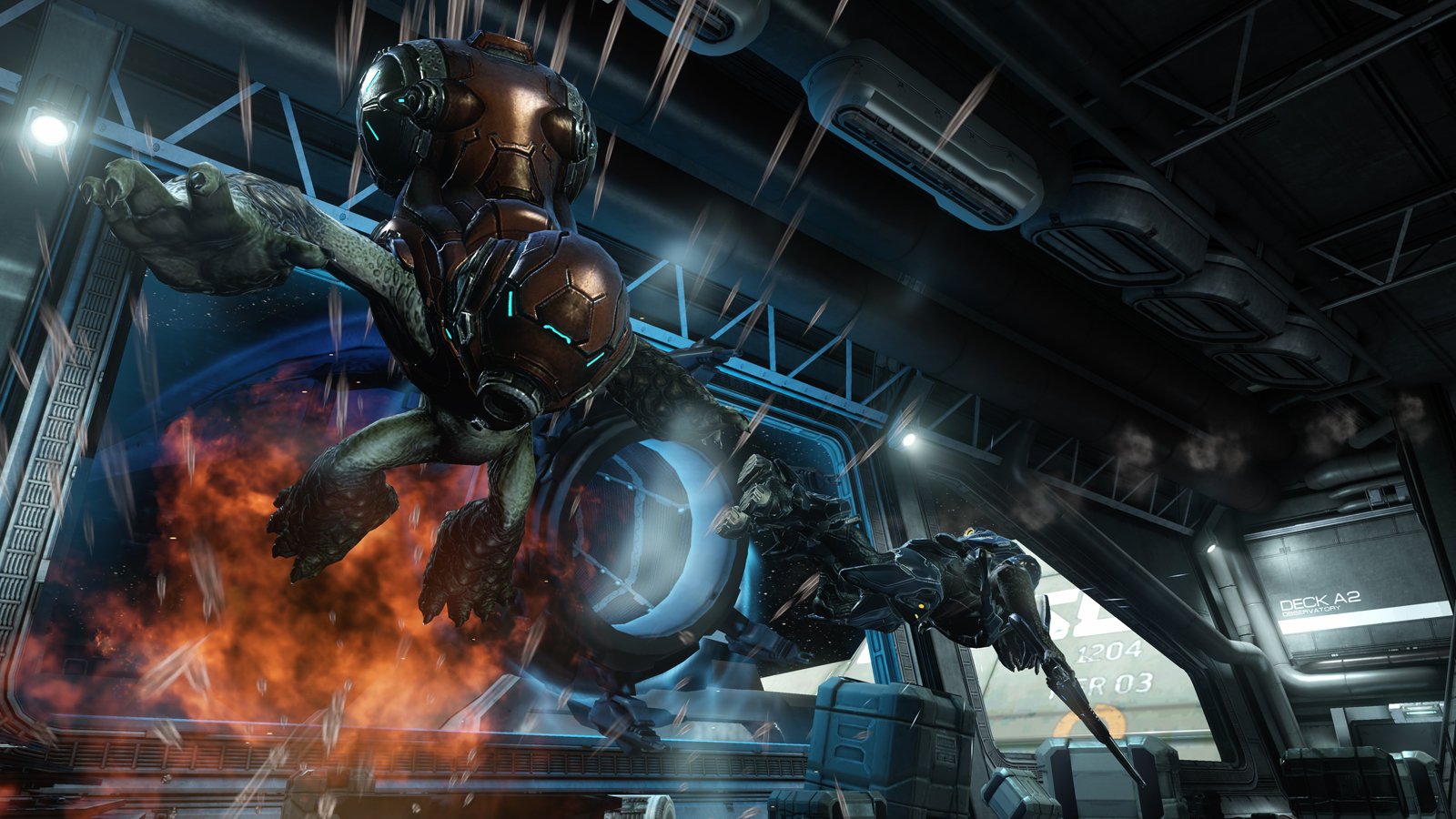 Screenshot from the Halo 4 Mission Dawn.