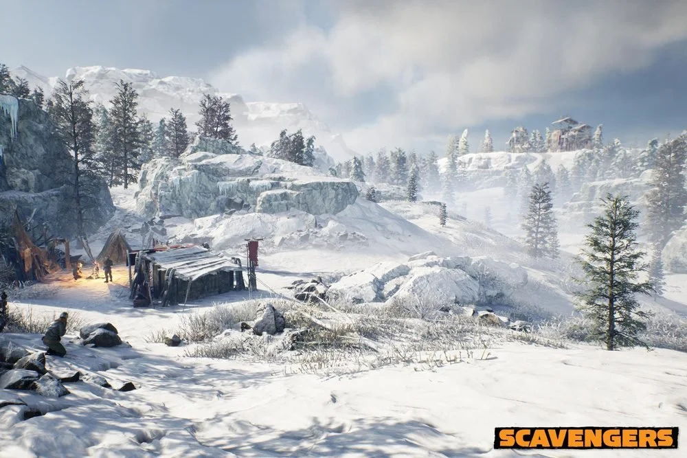 Screenshot of Snowy Scavengers Environment