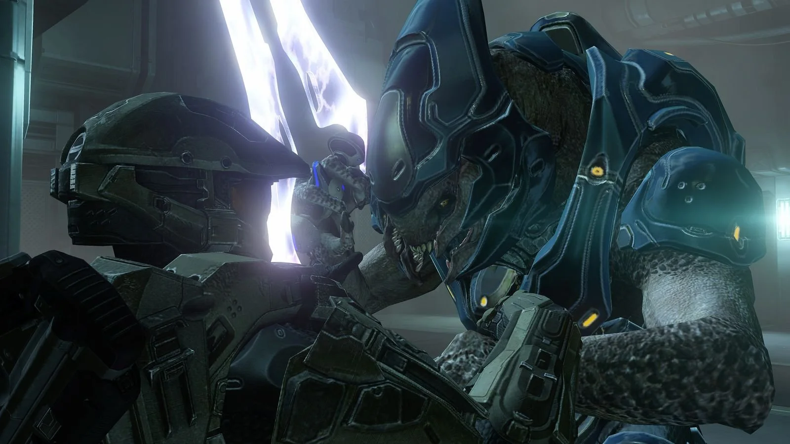 Screenshot from the Halo 4 Mission Dawn.