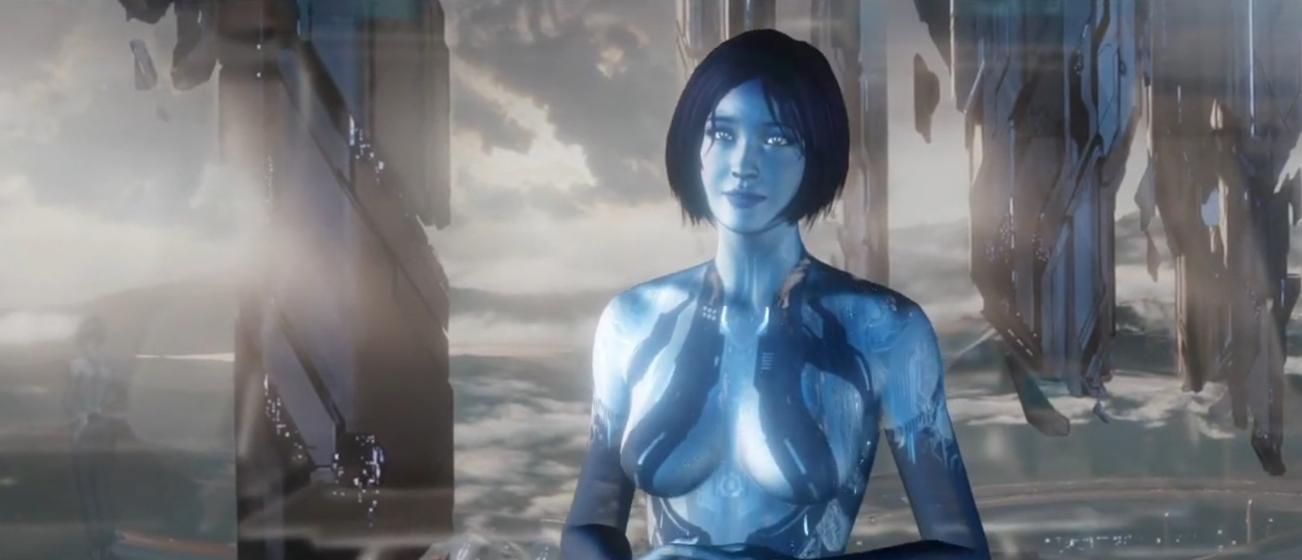 Screenshot from the Halo 4 Mission Shutdown.