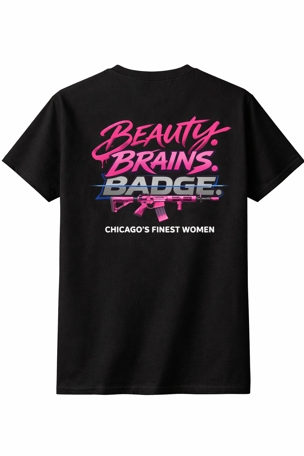 Beauty Brains Badge Tee