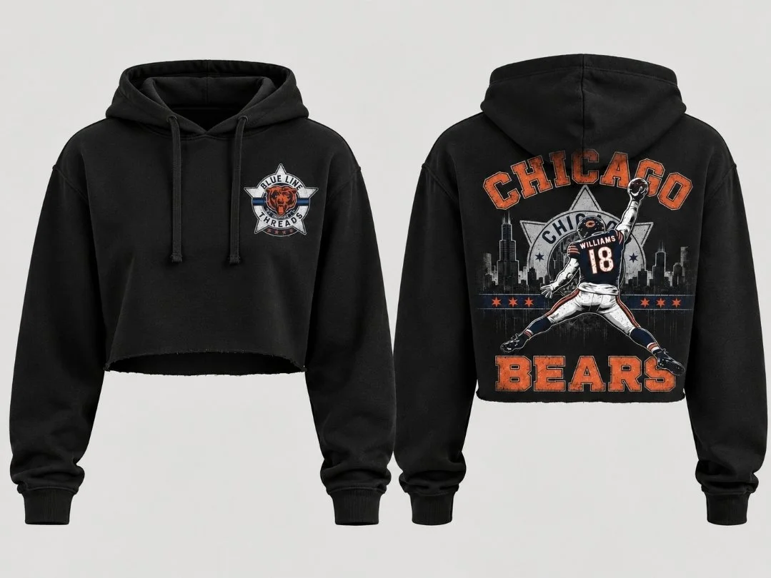 Bears x CPD Crop Top Hoodie