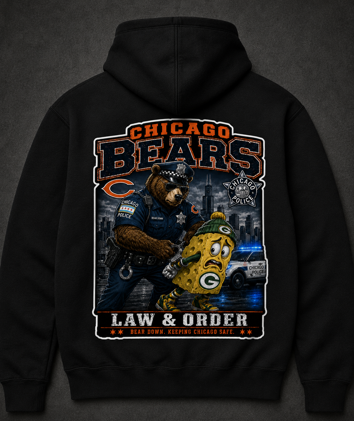 Chicago Bears Law & Order Hoodie