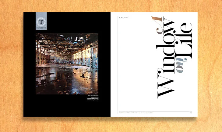  FINE ART CONNOISSEUR      magazine spread 