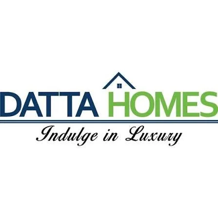 Logo for Datta Homes with the tagline "Indulge in Luxury"