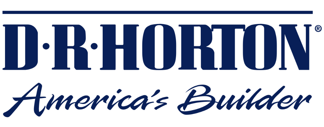 The logo of D.R. Horton, a homebuilding company, with the tagline "America's Builder" written underneath.