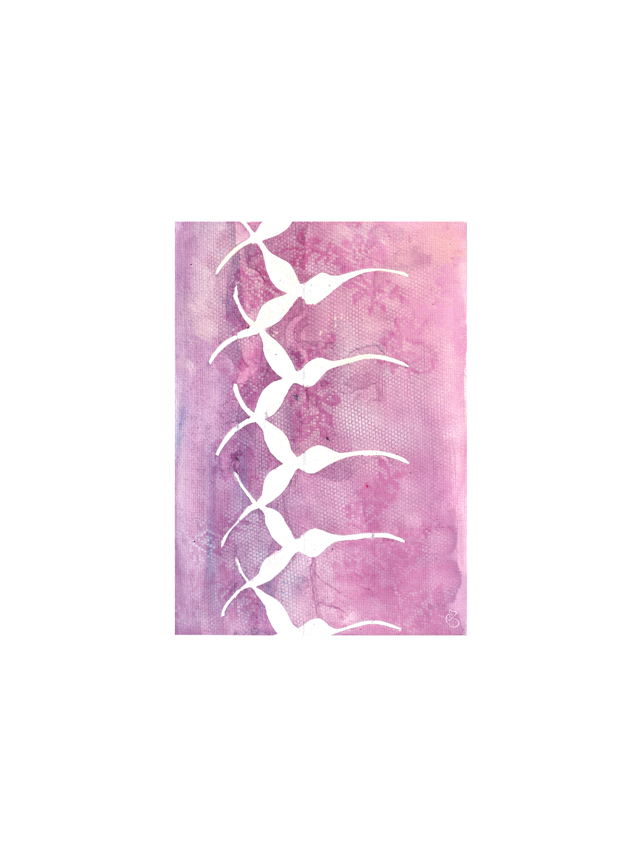 purple orchid lace vertical