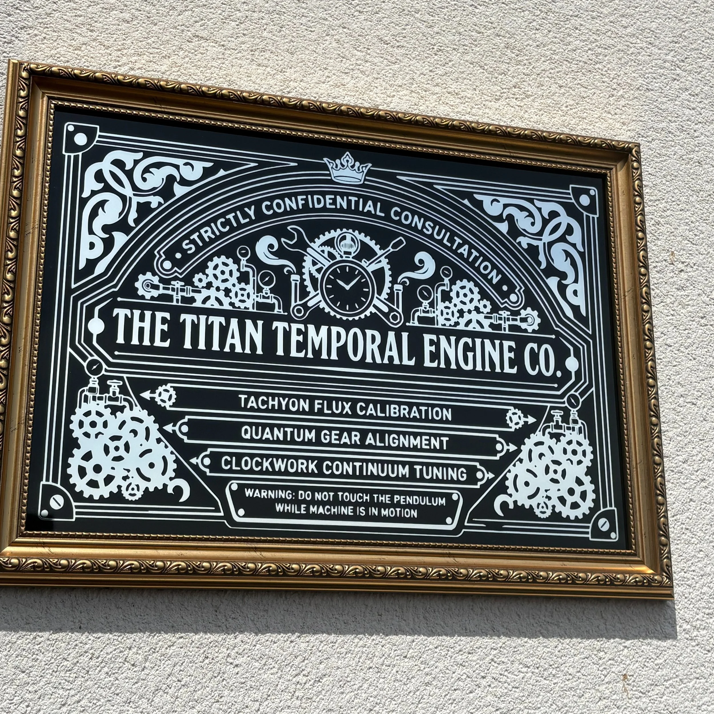 POV: You just stepped into a subterranean foundry beneath London&rsquo;s docklands in 1888... 🕰️✨Mainstream academies called our theories on chrono-spatial mechanics "madness." But here at The Titan Temporal Engine Co., we proved them wron
