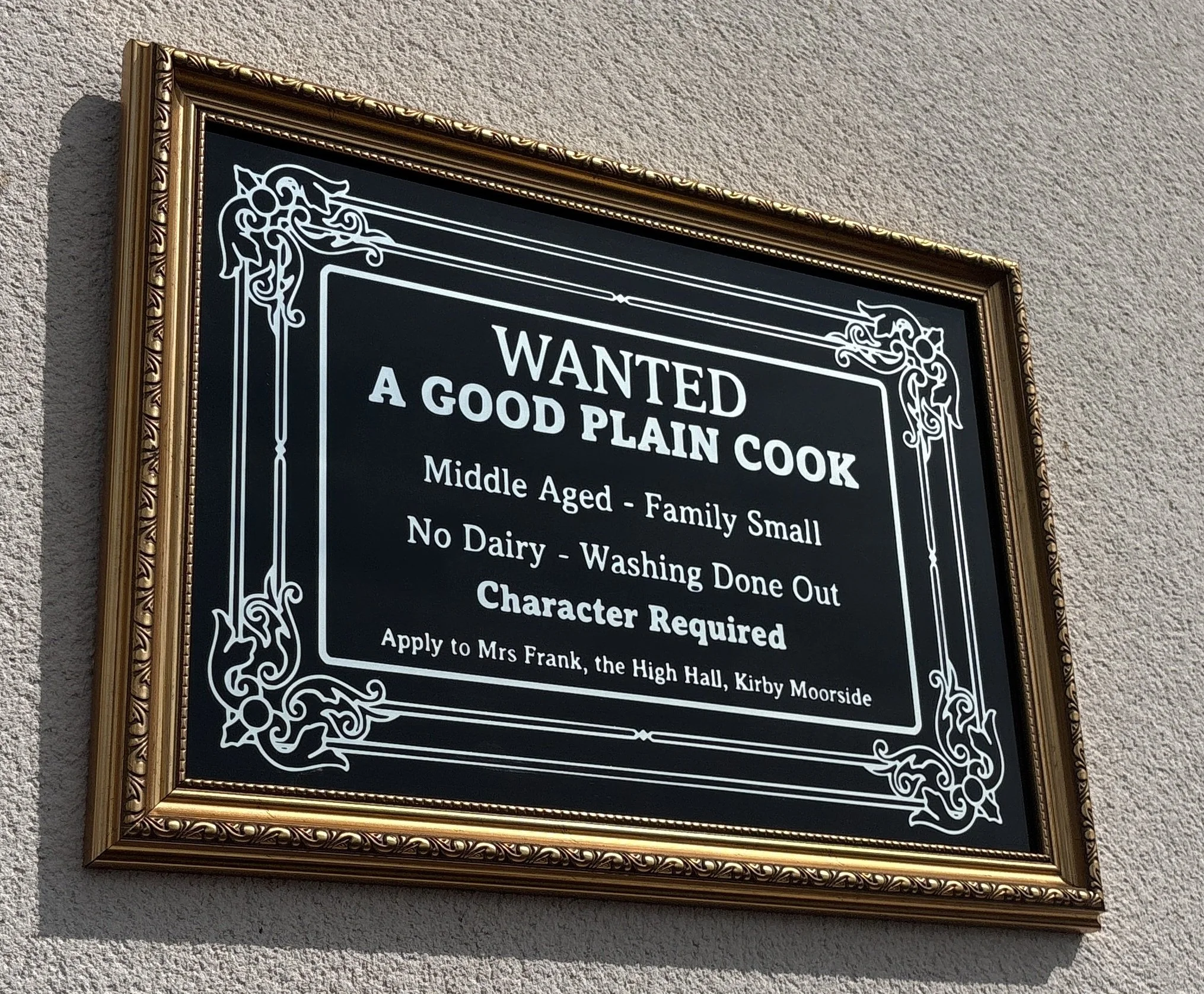 A Good Plain Cook!