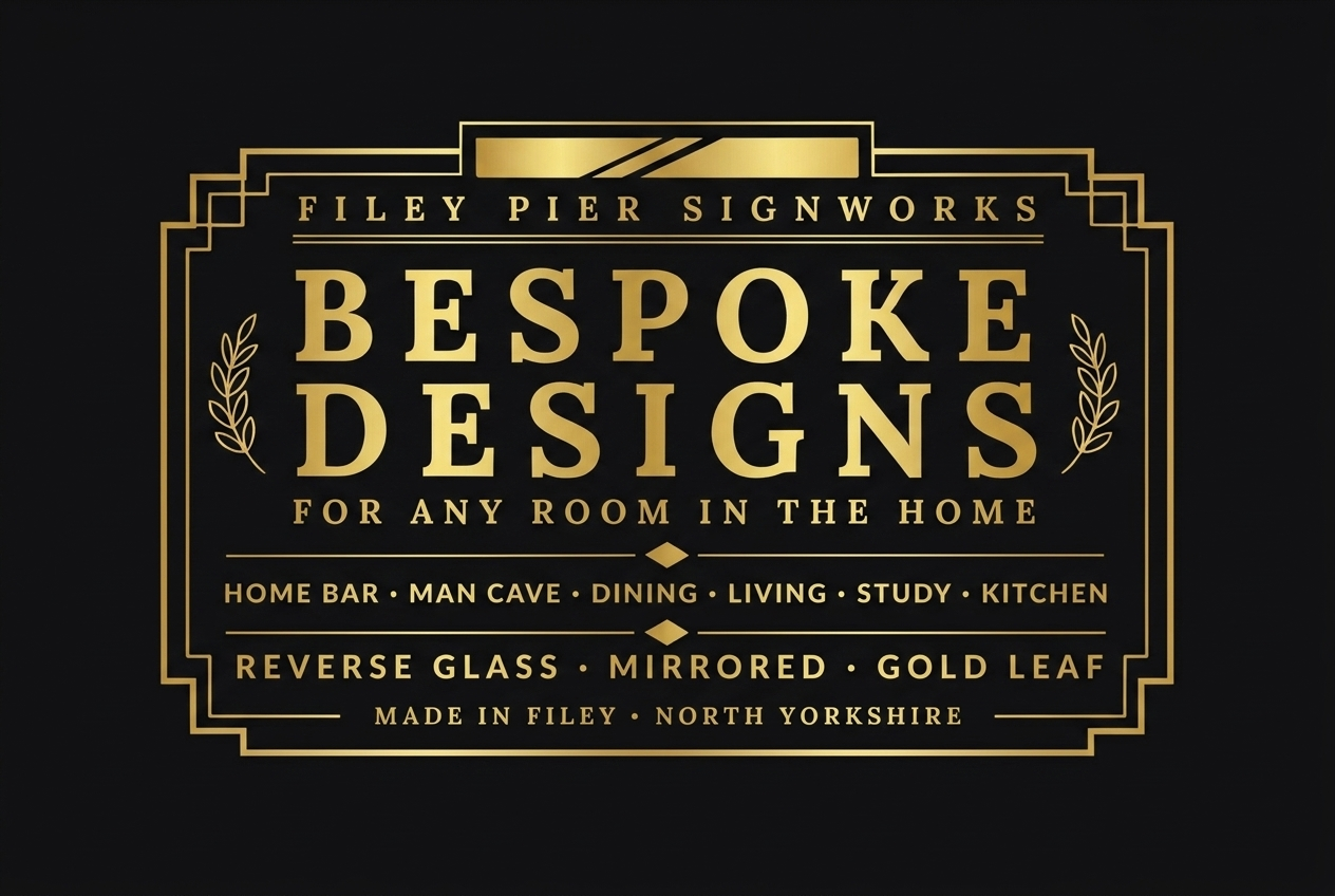 Filey Pier Bespoke  Signs