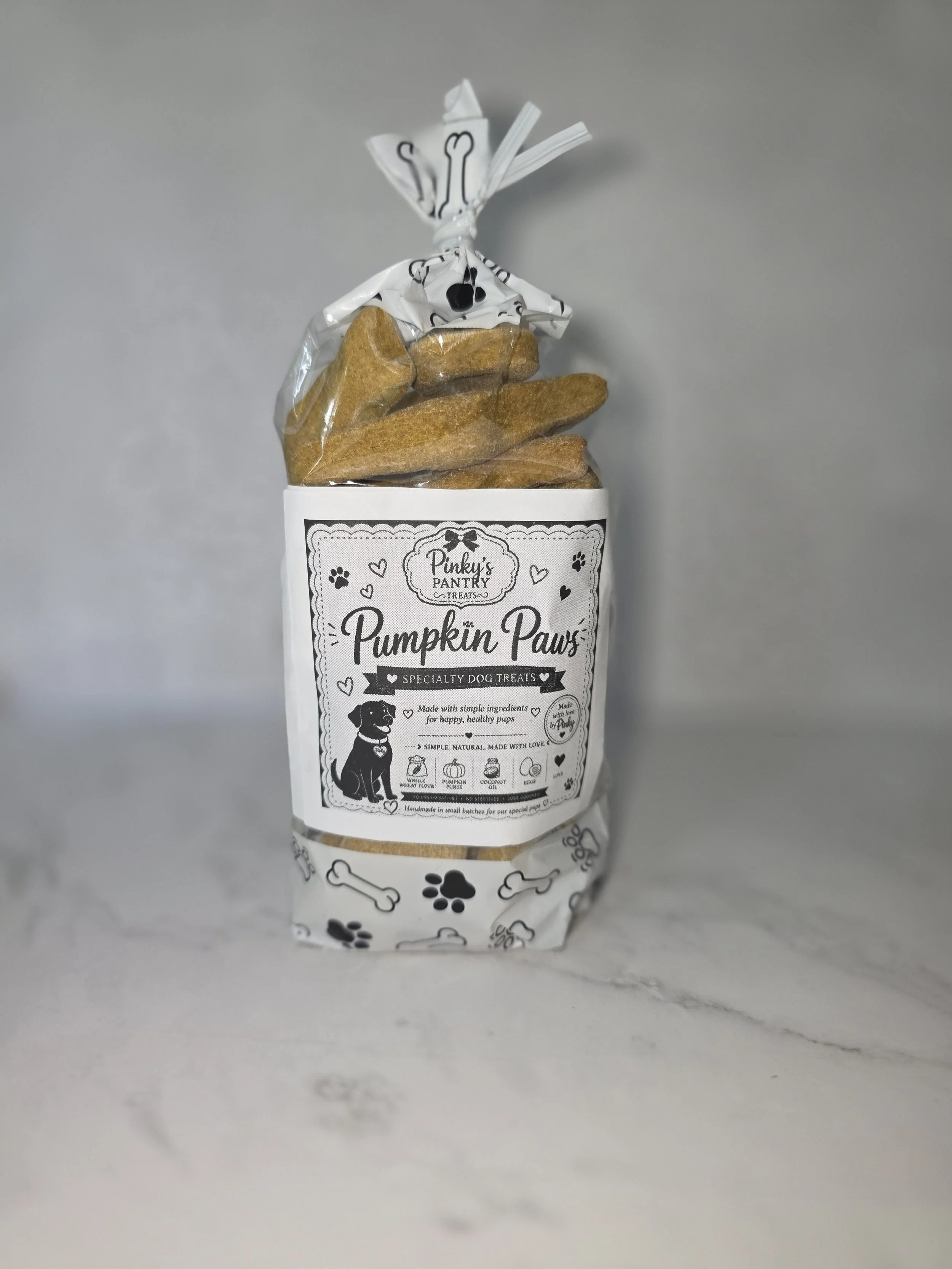 Pumpkin Paws 7 oz.- Dog Treats