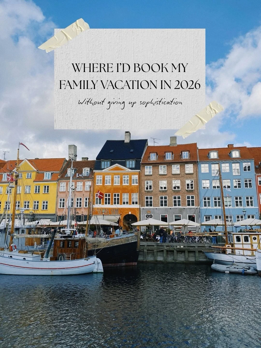 Contrary to popular belief, your kids *will* have fun at places other than Disney World.

If you are eager to book a family vacation before the end of the year, but refuse to compromise on a chic interior design and a sophisticated setting, you&rsquo