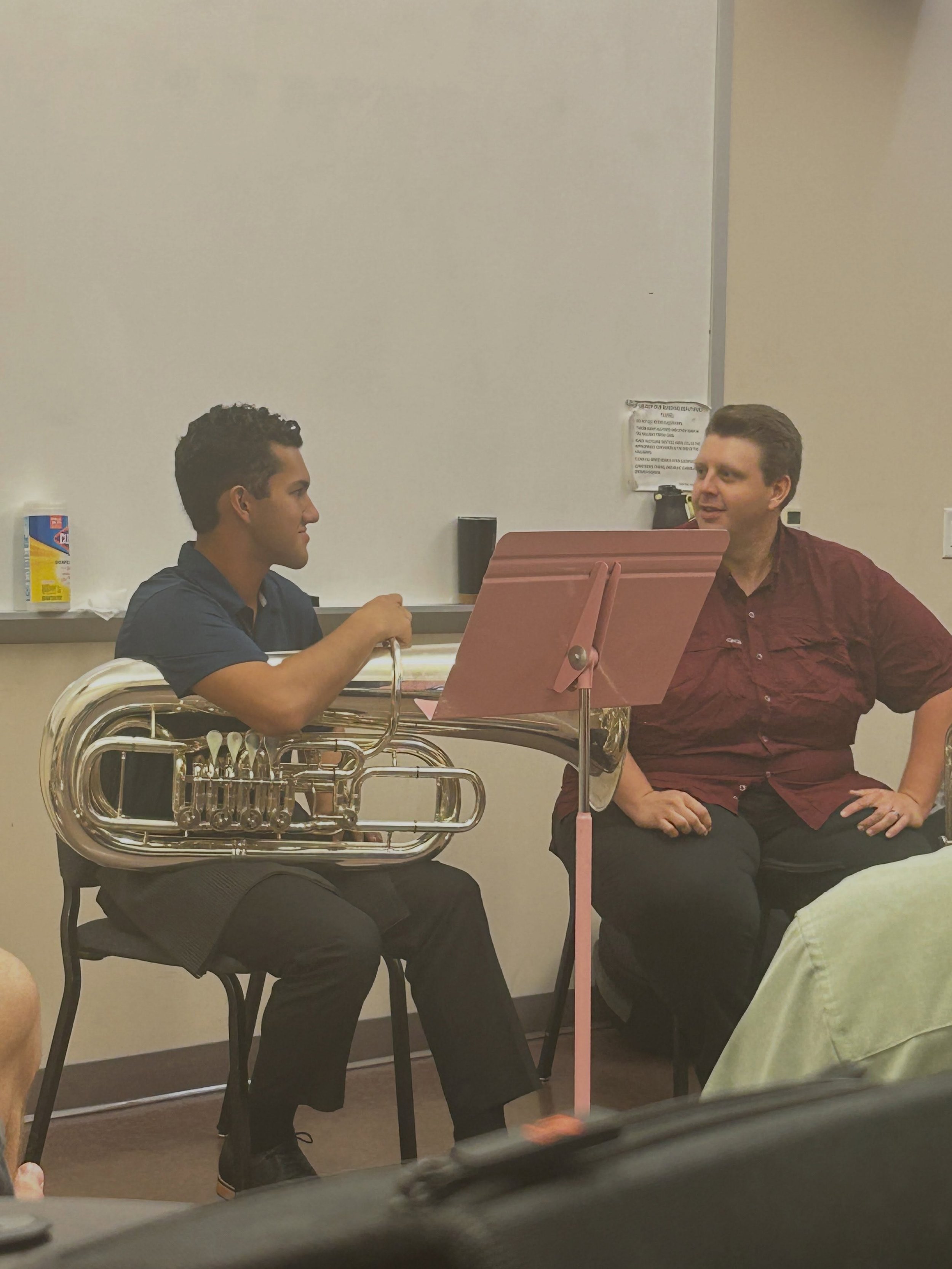 Thank you Dr. Hunter Farley for an amazing masterclass today! Our students were very glad to have your guidance and will surely be better for the knowledge, they will definitely take the methods taught to them into their playing in the future. We wan