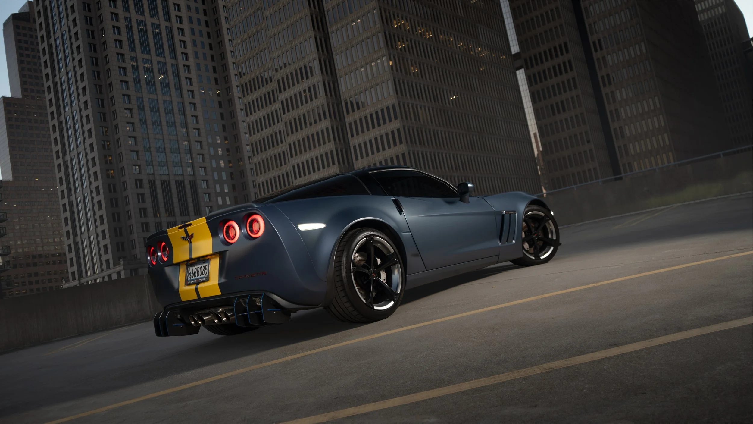 Chevy Corvette C6 (Grand Sport): Satin Magic