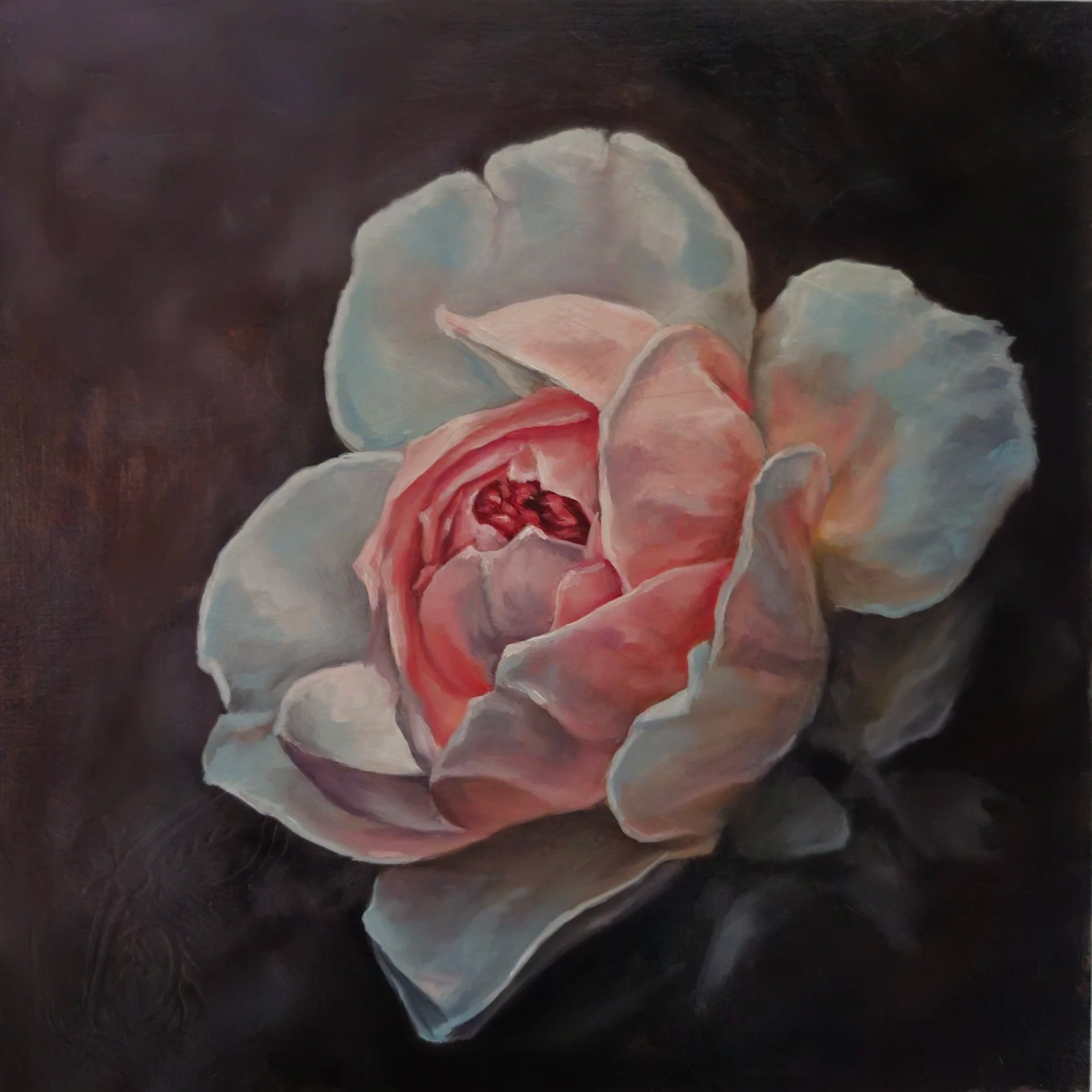 12x12 oil on wood panel