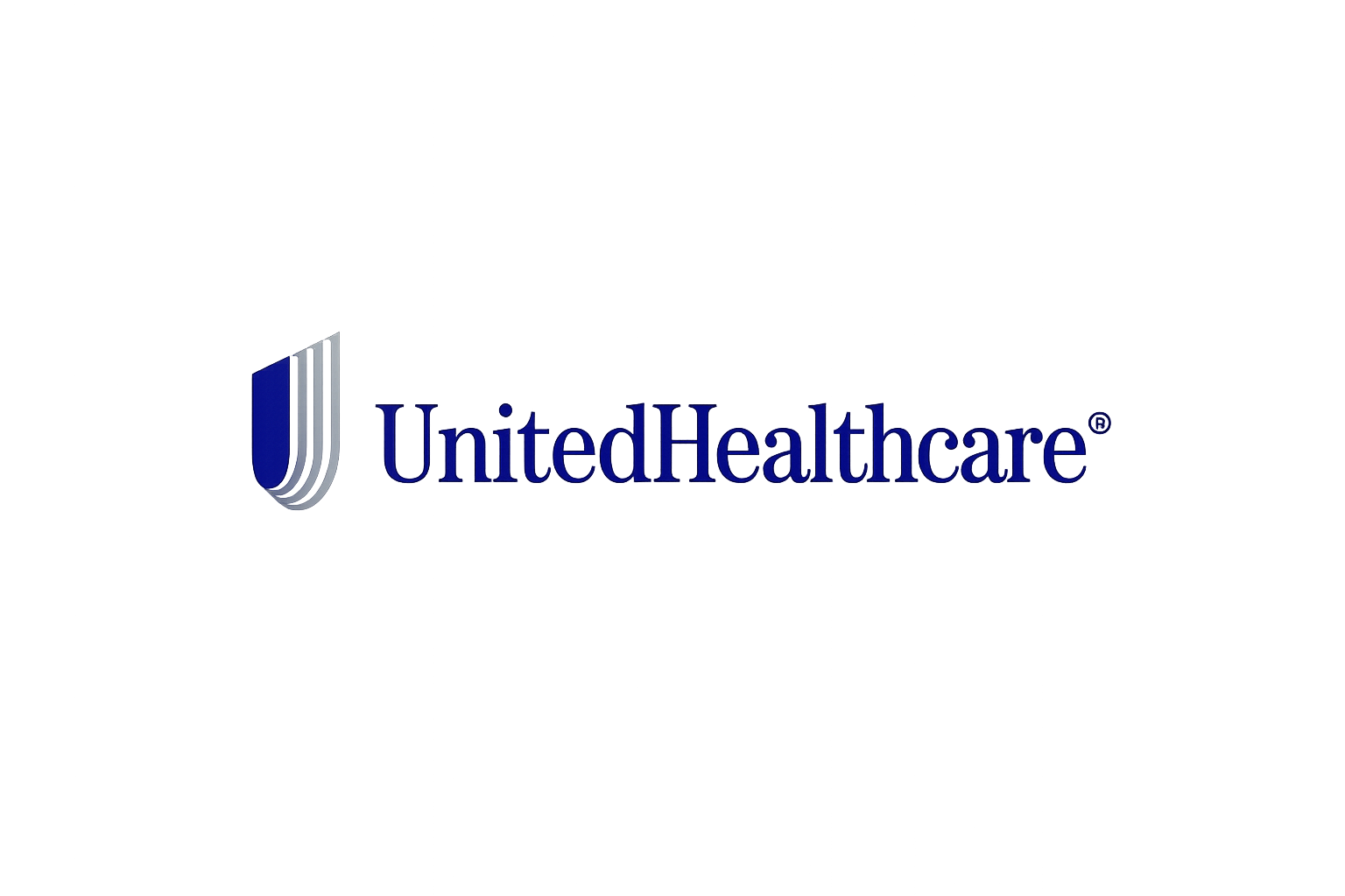 United Healthcare logo with a blue and gray shield emblem and the text 'United Healthcare' in blue