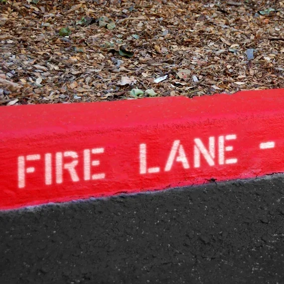 Fire Lane Striping