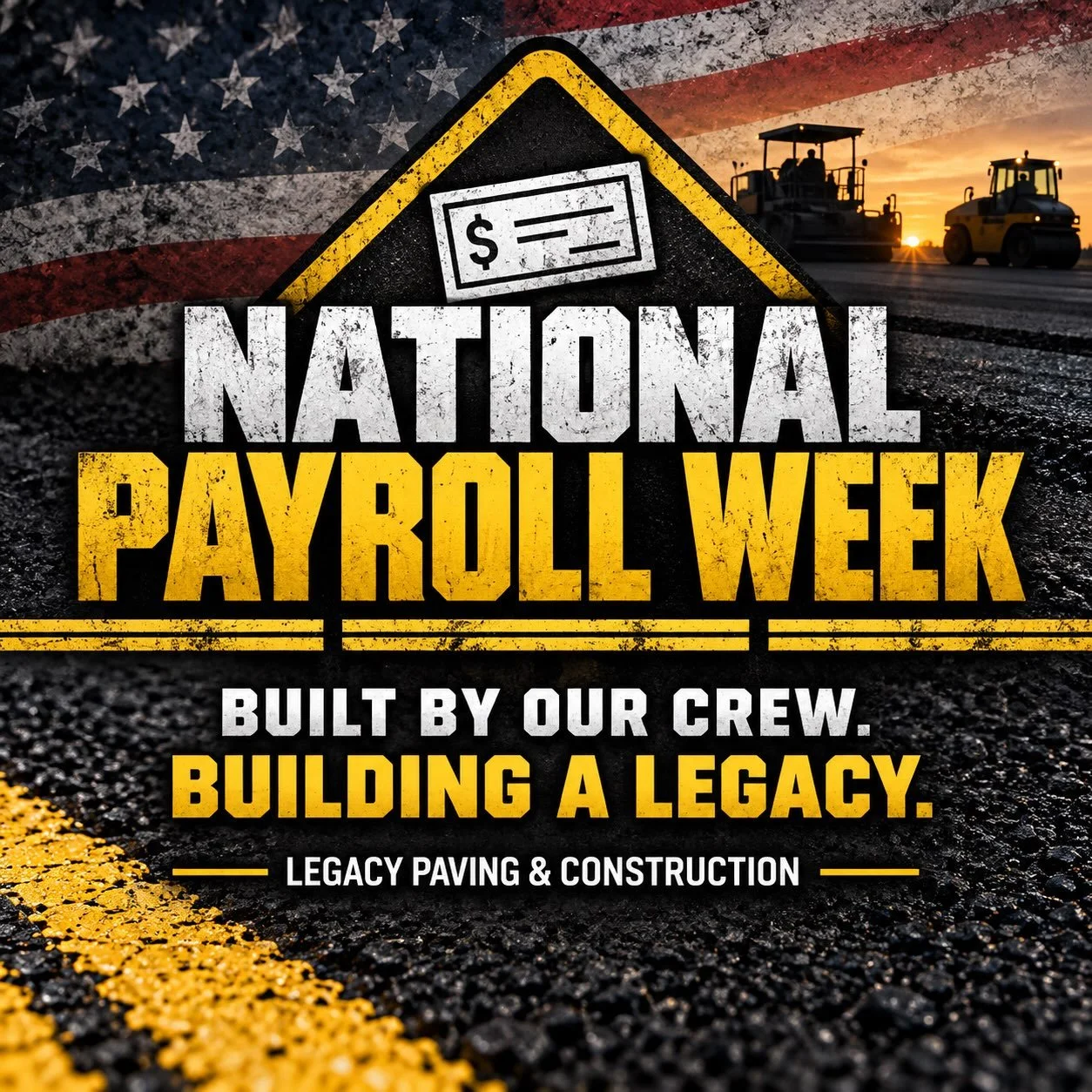 This week is national payroll week and we want to thank our payroll department for keeping things smooth and keeping our crews paid on time!
#legacypaving #legacy #pnw #construction