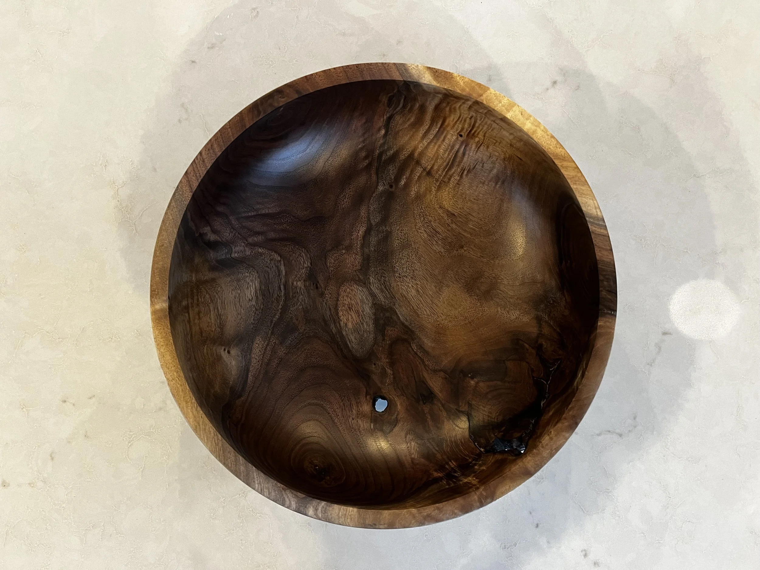 Walnut fruit bowl