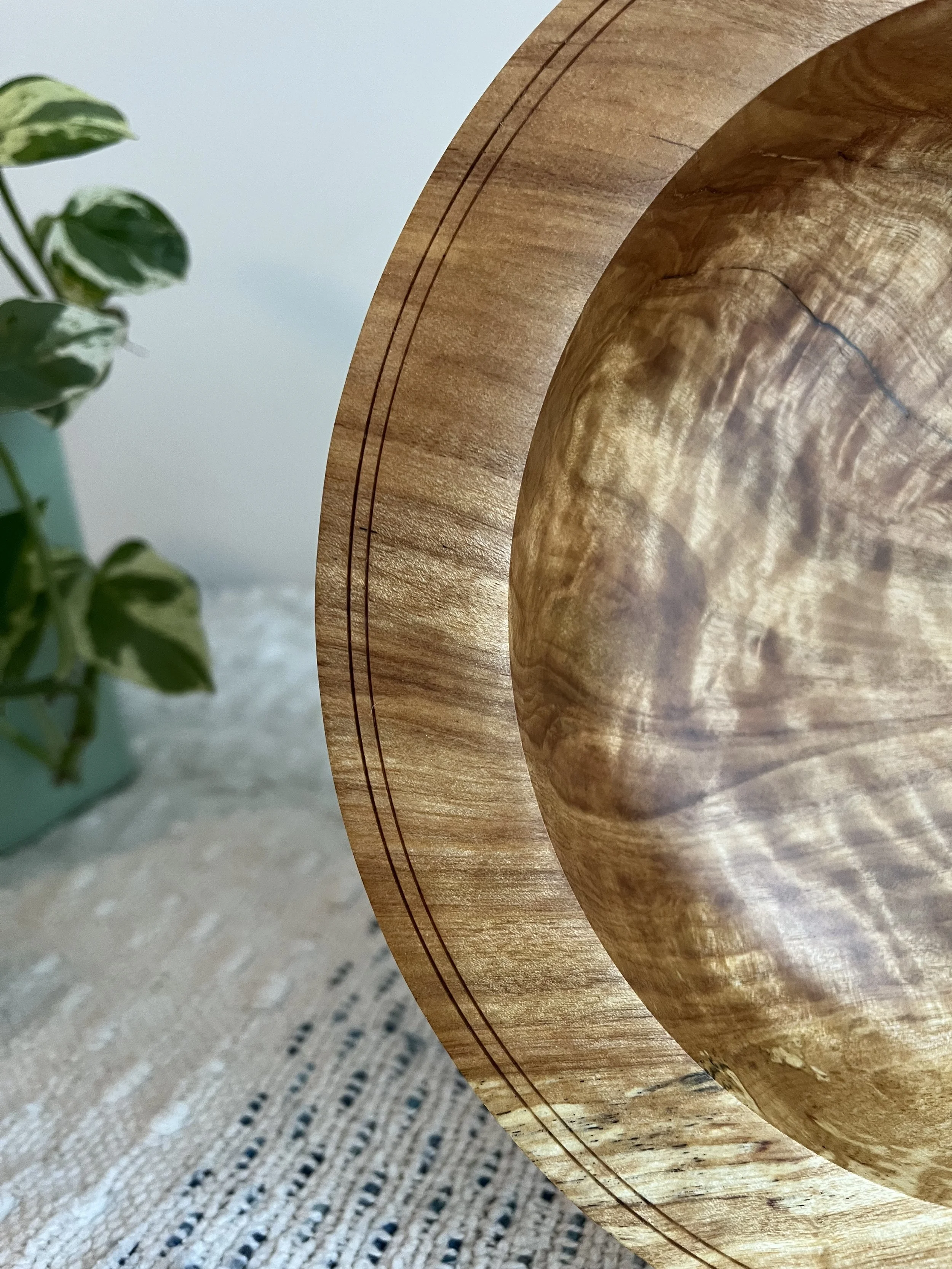 Wide rim dish