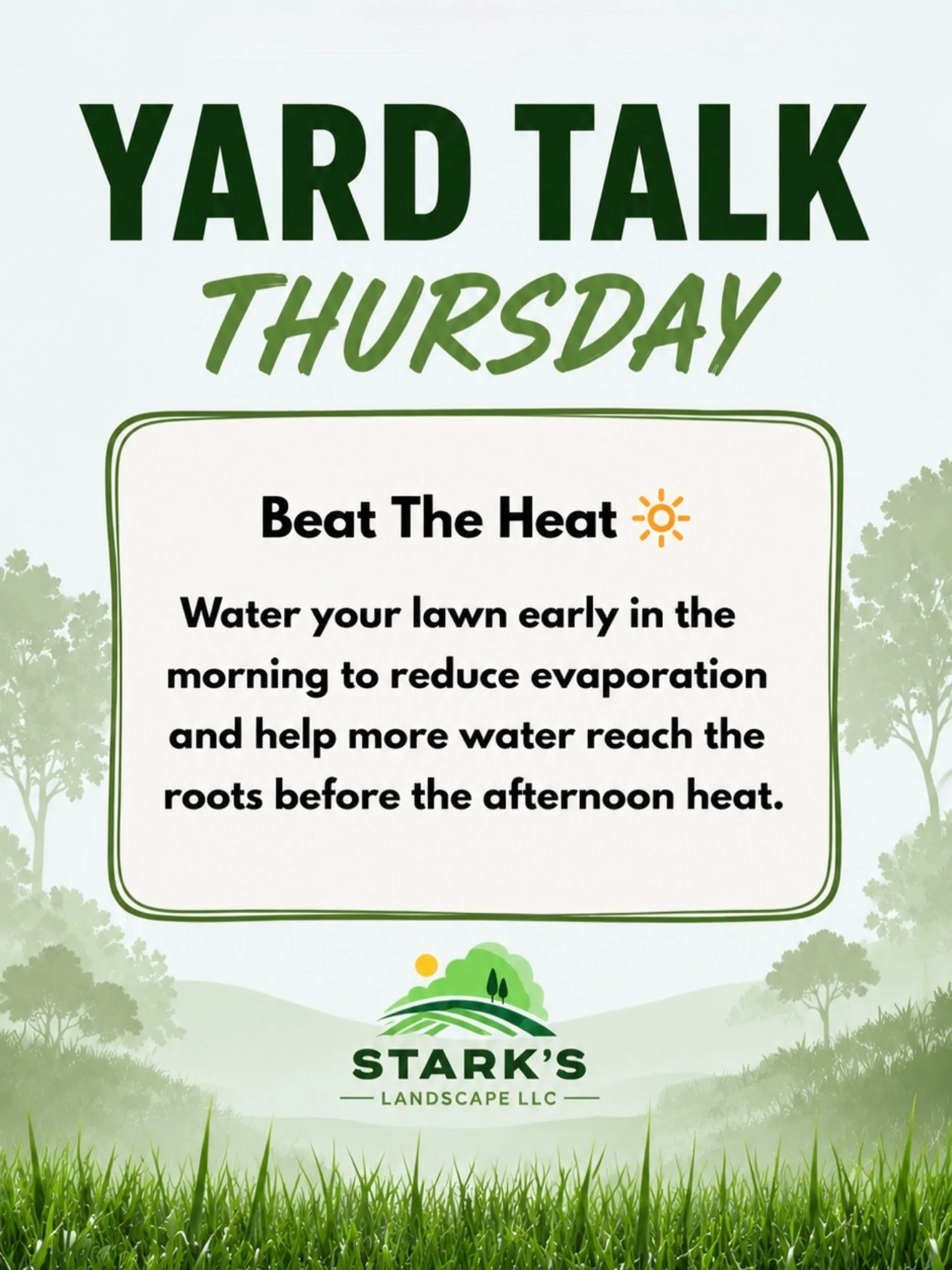 Welcome to Yard Talk Thursday! Each week, we&rsquo;ll be sharing a quick landscaping tip to help keep your yard looking its best all year long. Stay tuned for more tips! 🌳🤗

#summer #colorado #castlepinesconnection #explorepage