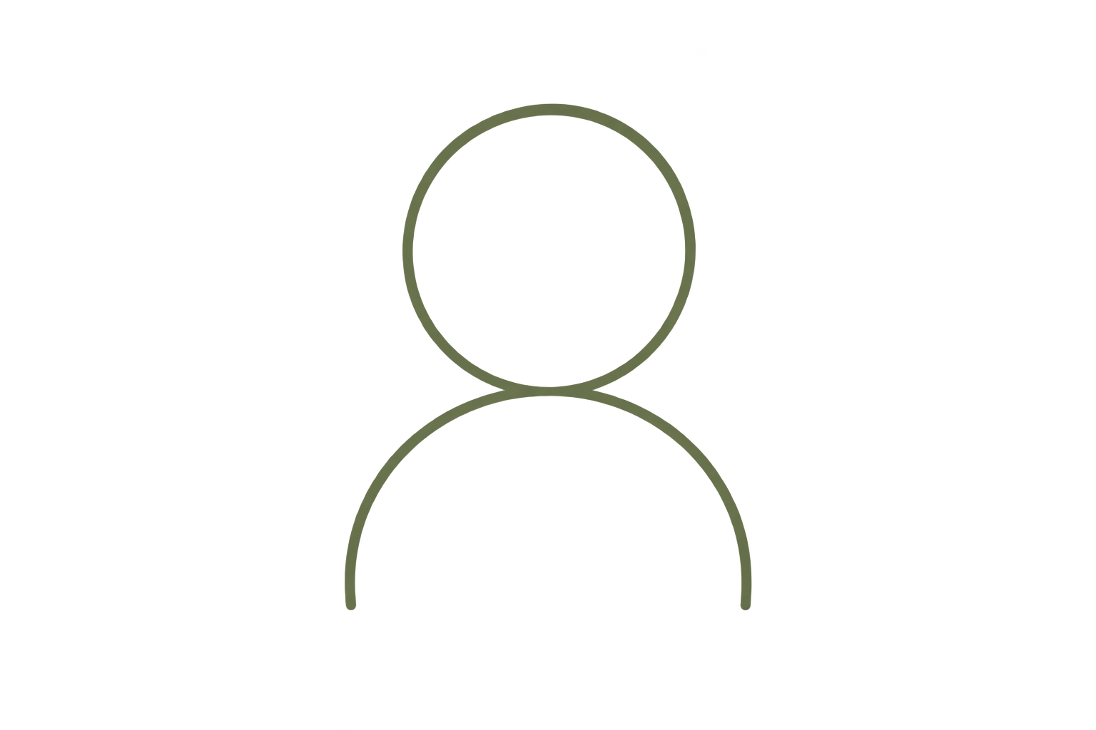 Outline of a person icon with no facial features, simple line drawing.