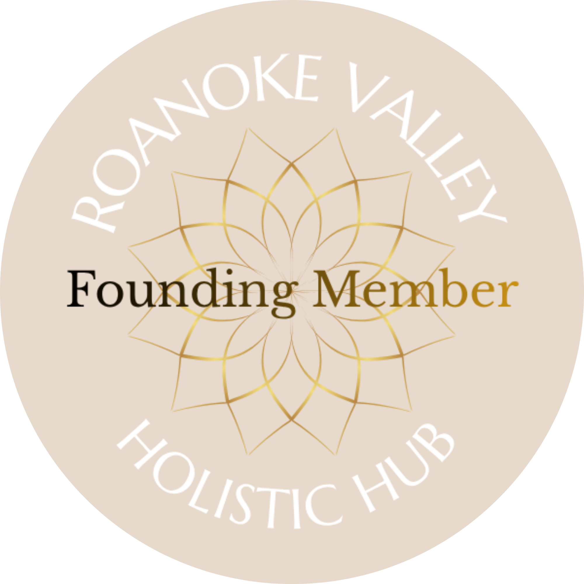 Roanoke Valley Holistic Hub Founding Member badge