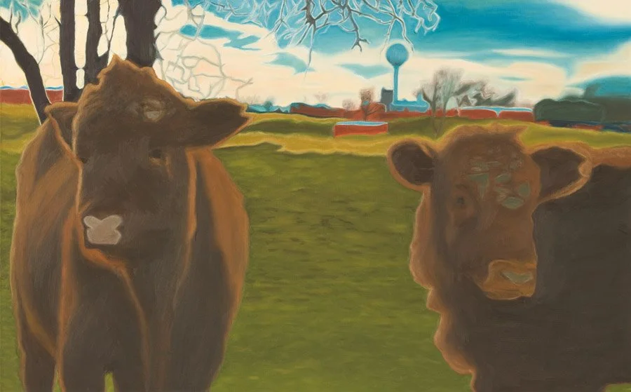 South Creek Ranch Cows #1, 2005 / Oil on canvas / 48 x 30 in.