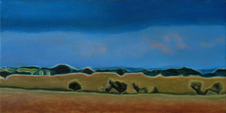 South Creek Ranch #3, 2005 / Oil on canvas / 12 x 16 in.